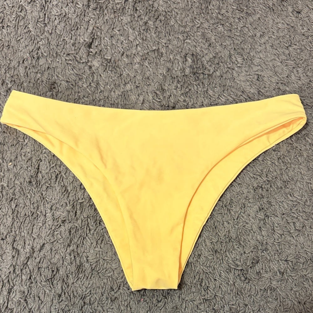 SHEIN Yellow Bikini Bottom
